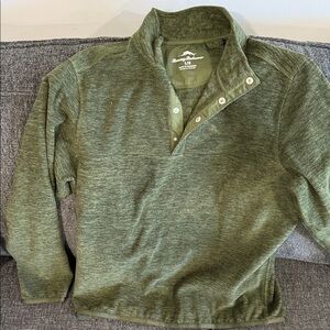 Southern Tide Olive Quarter-Zip Pullover